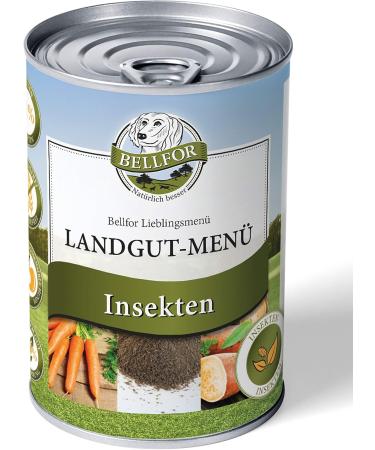 Bellfor Landgut-Men Hypoallergenic Wet Food with Insects Grain-Free for Dogs 6 x 400 g ideal for Dogs with kidney problems - Buy Online on GoSupps.com