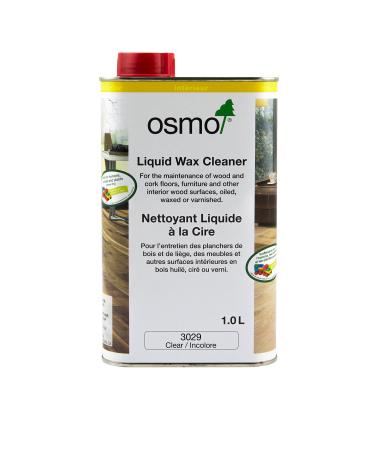 Osmo Liquid Wax Cleaner 3029 Clear (1.0L) Wood Refresher for Hardwax Oil and Wax