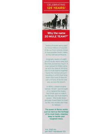 20 Mule Team All Natural Borax 65oz - Pack of 4 | Laundry Detergent Booster & Household Cleaner - Buy Online on GoSupps.com