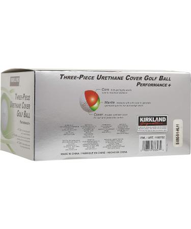 Kirkland Signature 3-Piece Urethane Cover Golf Ball - 2 Dozen Pack - Buy Online on GoSupps.com
