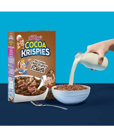 Kellogg's Cocoa Krispies Breakfast Cereal 15.5oz Box - Rice Krispies Original Kids Snacks - Buy Online on GoSupps.com