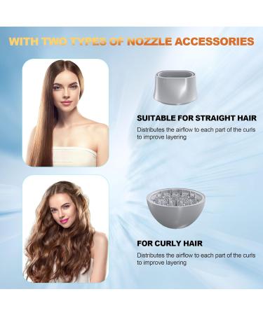 Ionic Hair Dryer - 1875W Ultra-Quiet Blow Dryer with Diffuser & Concentrator | 2 Heat & 3 Speed Settings | Quick Heat-Up | Ideal for All Hair Types - International Shipping Available - Buy Online on GoSupps.com