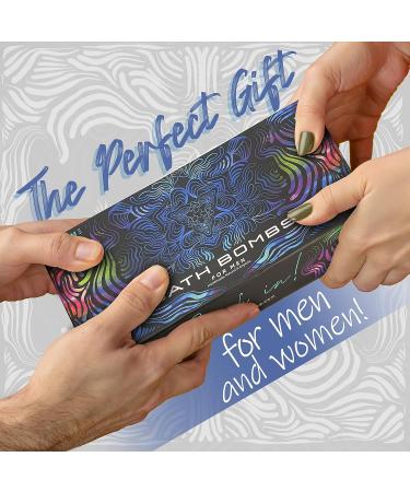Bath Bombs for Men  Gift Set of 18 Scented Organic Handmade Bath Bombs of 2.5 oz with Natural Essential Oils. Perfect for Boyfriend  Husband  Father or Friend  by ZenseMe - Buy Online on GoSupps.com