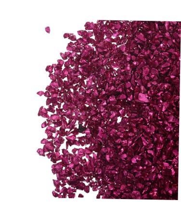 Beatifufu 1 Glass Chip Manicure Charms Nail Art Stone Irregular Glass Epoxy Fillers DIY Glass Fillers Glass Charms Filling Nail Art Accessories Epoxy Charms Manicure DIY Accessories 0.5X0.3cm Rosy
