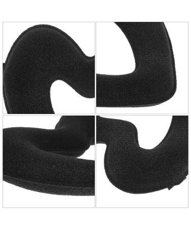 Minkissy Heart Shaped Bun Maker for Short Thin Hair - Black | Mini Doughnut Shaper for Women and Girls - Buy Online on GoSupps.com