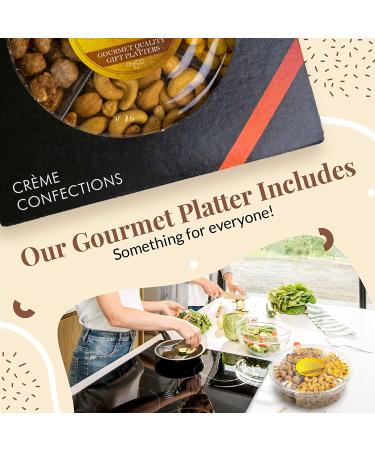 Nut Gift Platter Tray - Healthy Variety of Sweet and Salty Roasted Nuts Care Package, Perfect Birthday Assortment for Families, Office, and Home - Kosher Snack Box - Buy Online on GoSupps.com
