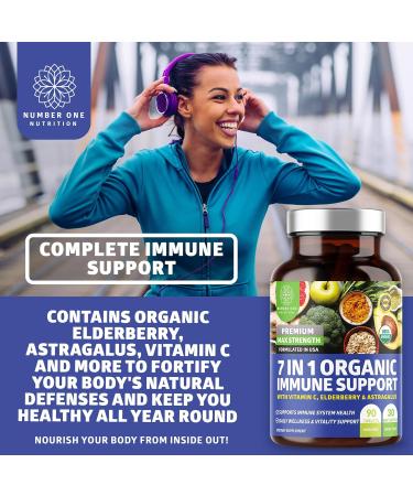 Number One Nutrition Premium 7 in 1 Immune Support - 90 Tablets - Buy Online on GoSupps.com