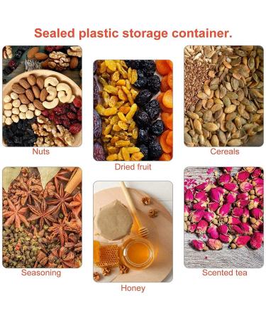 8 oz Amber Plastic Cosmetic Jars | Leak Proof Container with Black Lid | 6 Pcs. 8 Ounce for Cream, Lotion, Powder, Ointment | Beauty Products - Buy Online on GoSupps.com