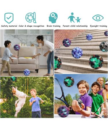 LIVESTN Astro Jump Ball - 4 Pack High Bounce Space Balls | Lava Moon & Galaxy Bouncing Balls for Kids - Buy Online on GoSupps.com