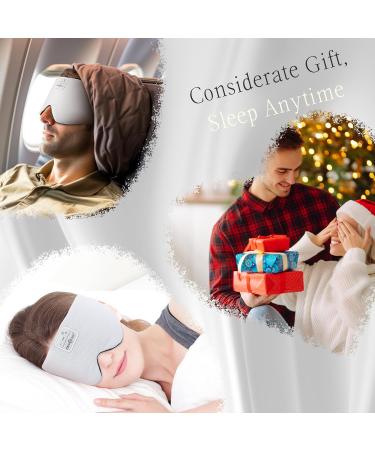 MUSICOZY Bluetooth Sleep Mask & Headphones - Ice Silk Eye Mask for Total Darkness Perfect Gift for Men & Women (Black - Buy Online on GoSupps.com