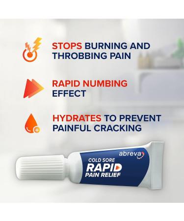 Orajel Cold Sore Treatment Bundle with Abreva Rapid Relief Cream 0.105 oz and 1 Tube 3 Grams - Buy Online on GoSupps.com