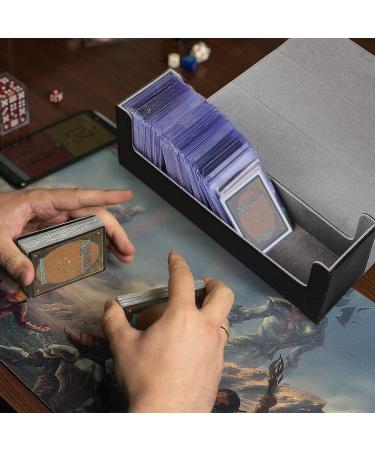 Weewooday 2 Piece Deck Card Storage for 400+ Cards - Top Loader for Trading Cards - TCG & MTG Storage Box - Gray and Blue - Buy Online on GoSupps.com