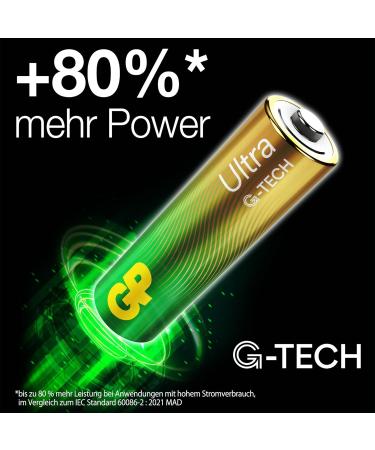 Buy AAA Battery GP Alkaline Ultra 1.5V - Pack of 4 for Long-lasting Performance | Fast International Shipping - Buy Online on GoSupps.com