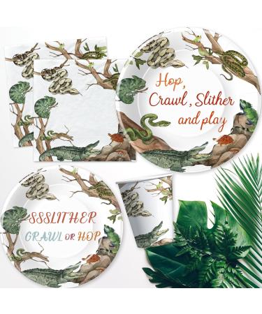 HIPVVILD Reptile Lizard Snake Party Plate And Napkins Set - Buy Online on GoSupps.com