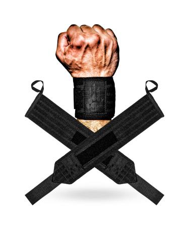 MANIMAL Wrist Wraps for Weightlifting, Strength Training, Bodybuilding and Cross fit - Build Strength Without Wrist Pain - Comfortable and Durable, 3 Years of Daily Use, Backed Night Stalker - Buy Online on GoSupps.com
