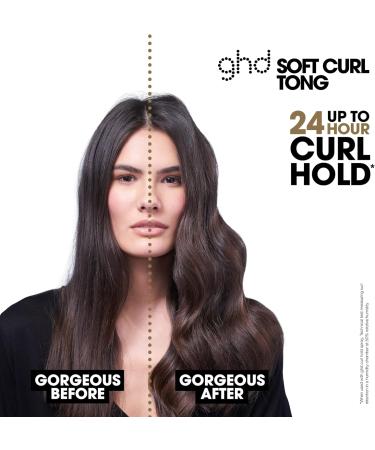 ghd Curve 32mm Curl Tongs with Ultra-Zone Technology - 185 C Optimum Styling Temp | Protective Cool Tip, Auto Sleep Mode | Lasting Healthy-Looking Curls - Buy Online on GoSupps.com