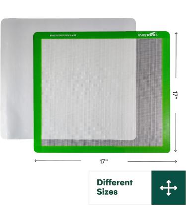 Fusing Mat (17x17) with Non-Slip Design | Ideal for Appliqu Creation | Bonus Teflon Coated Pressing Sheet Included - Buy Online on GoSupps.com