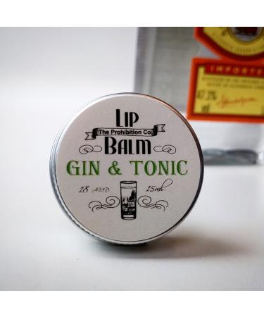 Gin & Tonic Lip Balm by The Prohibition Co. 15ml Tin