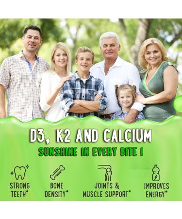OH MY CHEWY Magnesium + D3K2 Gummies Bundle 2 Bottles (60 Each) Apple Kiwi - Buy Online on GoSupps.com