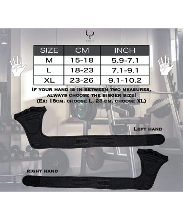 Bullstep Fitness Gloves for Men & Women | Gym Gloves with Wrist Bandage for Strength Sports CrossFit Pull-Ups Bodybuilding - Buy Online on GoSupps.com