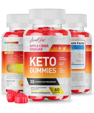 Accent Slim Keto ACV Gummies - Apple Cider Vinegar Wellness Support for 30 Days - Buy Online on GoSupps.com