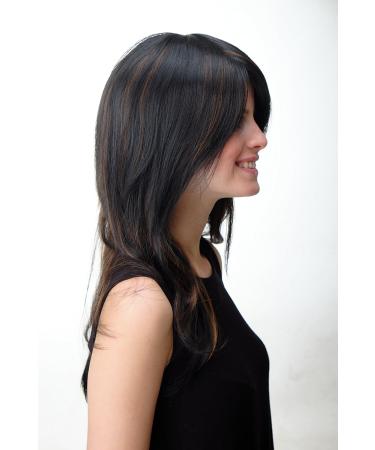 WIG ME UP ZL172-2H30 Long Straight Voluminous Dark Brown Rust Brown Streaked Ladies Wig - International Shipping Available - Buy Online on GoSupps.com