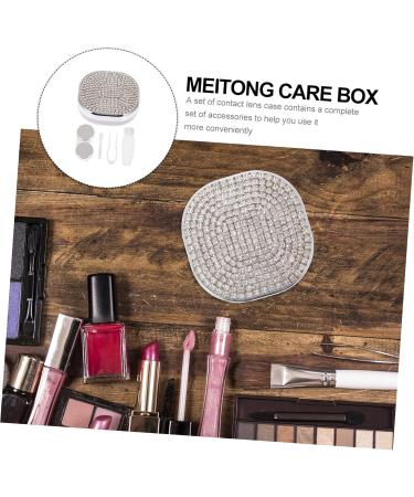 Solustrie 3-Piece Colored Contact Lens Care Box - Protective Container & Organizer for Lenses - Stylish Carrying Bag in Multiple Colors - Buy Online on GoSupps.com
