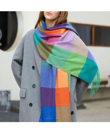 Triangular Women's Winter Scarf - Cozy Wrap for Cold Weather | One Size Fashionable Poncho - Buy Online on GoSupps.com