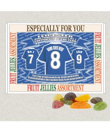 Leicester Personalised Football Shirt Gift Boxed Sweets - Buy Online on GoSupps.com