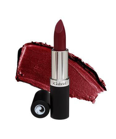 Gabriel Cosmetics Lipstick (Currant - Red Wine/Cool Cr me)  0.13 Ounce  Natural  Paraben Free  Vegan  Gluten-free Cruelty-free  Non GMO  High performance and long lasting  Infused with Jojoba Seed Oil and Aloe - Buy Online on GoSupps.com
