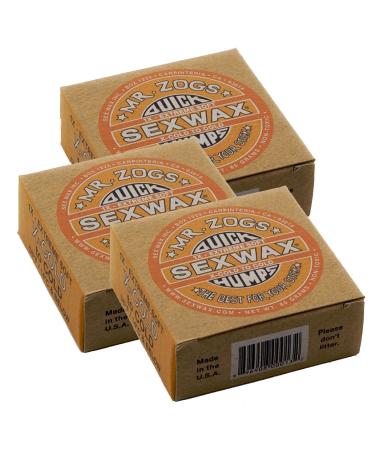 Sex Wax Quick Humps Coconut (Choose Temperature) (1x Frigid to Cold, 3 Pack)