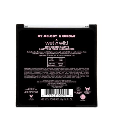 Wet n Wild My Melody + Kuromi Blush Palette - 0.71 Ounce (Pink) - Buy Online on GoSupps.com