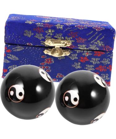 Partykindom 4-Piece Massage Globe Set | Metal Hand Exercise Balls for Yoga & Fitness | Hand Training Tool for Enhanced Grip & Relief - Buy Online on GoSupps.com