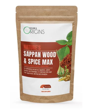Nature's Sappan Holz & Spice Max - helps to enliven blood and circulation helps to improve the oxygen content - herbal supplement rich in antioxidants | 3.53 oz - 50 portions