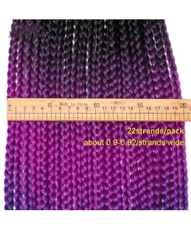 24-Inch Braid Hair Extensions - Wigs Head Frame Braid 22 Roots/Pack Perfect for Crochet Styles - Buy Online on GoSupps.com