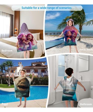 Aiorber Kids Hooded Towel - Microfiber Bathing Poncho for Babies & Children (1-6 Years) - Soft Absorbent Hooded Bath Towel for Boys & Girls - Gold-06 60x60cm - Buy Online on GoSupps.com