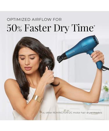 Remington Pro D2042 Titanium Ceramic Hair Dryer with Concentrator and Diffuser - Buy Online on GoSupps.com