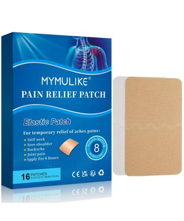 16 Count pain relief patch pain relief cold stickers for the neck and shoulder pain relief for shoulder cold pain plasters for knees lumbar spine 16 Count (blue packaging)