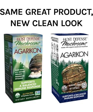 Fungi Perfecti Agarikon 60 Veggie Caps - Immune Support & Health Benefits - Buy Online on GoSupps.com