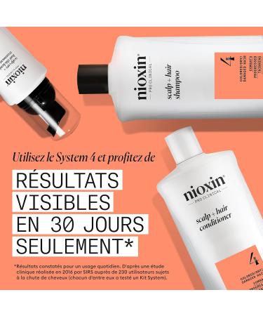 NIOXIN System 4 - pour Cheveux Color s Secs Ab m s et Chute Avanc e - Kit/Shampoing/Apr s-Shampoing/Soin pour Cuir Chevelu Step 2 Conditioner (1L) - Buy Online on GoSupps.com