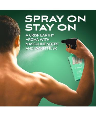 BOD man Fresh Guy For Men Fragrance Body Spray 8 oz (Pack of 2) GREEN 8 Fl Oz (Pack of 2) - Buy Online on GoSupps.com
