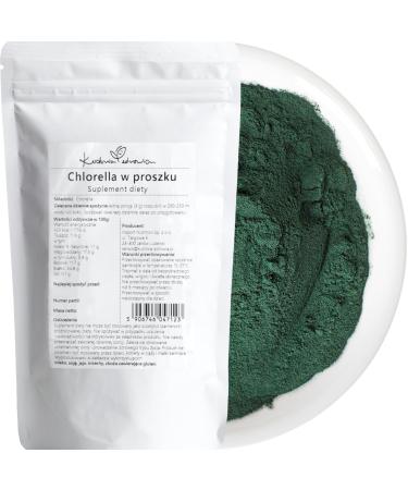 Kuchnia Zdrowia Chlorella powder - 250g per pack - Detoxification - Body cleansing - Natural - No unnecessary additives - Ziplock packaging.