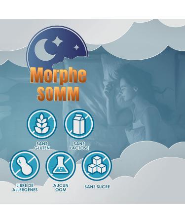 Healthy Fusion Morphe Somm | Get Fast & Restful Sleep | Melatonin + Pure Valerian Passionflower Chamomile & L-Theanine | Effectively Eliminates Insomnia | 60 Capsules - Buy Online on GoSupps.com