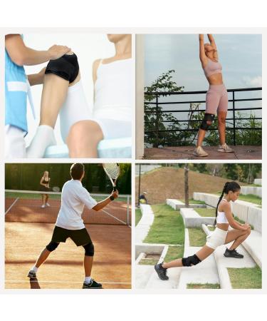 Knee Brace with Side Stabilizers - Adjustable Support for Meniscus Tear ACL MCL & Arthritis - Breathable Knee Wrap for Men & Women - Black Medium - Buy Online on GoSupps.com
