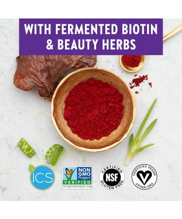 New Chapter Hair Skin & Nails Vitamins with Fermented Biotin+astaxanthin Vegetarian Capsule 30 Count (Pack of 1) - Buy Online on GoSupps.com