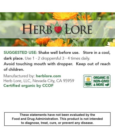 Herb Lore Mullein Tincture - Organic Mullein Drops for Lungs - Alcohol Free - 2 fl oz 2 Fl Oz (Pack of 1) - Buy Online on GoSupps.com
