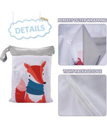 Seaur Naspasche Kita Large Waterproof Dry Wet Bag - Reusable Diaper Organizer for Travel Sports & Pool - 30x40cm - Buy Online on GoSupps.com