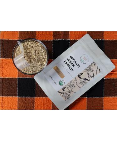 Organic Vegan Protein Powder - Plant Based Vanilla Flavor Non-Dairy Gluten Free Sugar Free Non-GMO Ketogenic 1 lb - Buy Online on GoSupps.com