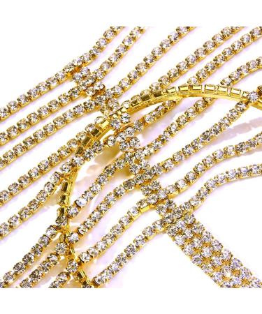STONEFANS Gold Rhinestone Hair Chain Jewelry for Women - Bridal Wedding Headpiece with Long Tassel and Crystal Accents - Buy Online on GoSupps.com