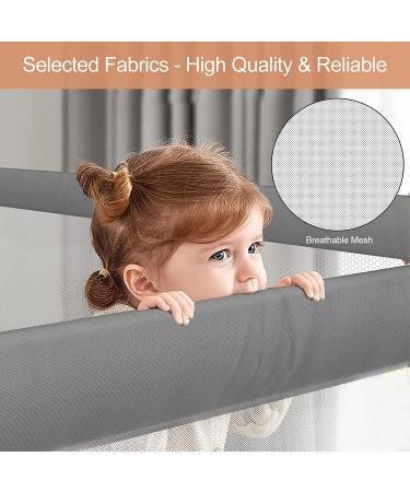 UMOMO Bed Rail for Toddlers  76-in Extra Long  Portable Safety Bed Guardrail w/Double Safety Child Lock  Baby Bed Rail Guard  Fit King & Queen Full Twin Size Bed Mattress (76 INCH  Gray) - Buy Online on GoSupps.com